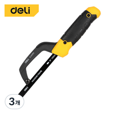 델리툴즈 미니 만능톱 쇠톱 10인치 줄톱 톱대, 3개, 델리 미니 쇠톱_10인치 (EDL353112)