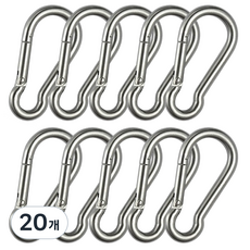 캠프웨이 스텐 비너 SUS304, 20개, 실버