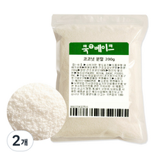 향긋한 코코넛 분말, 200g, 2개