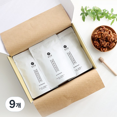 [호두 3봉지] 호두정과 어반네이처 간식 단체 선물 세트 답례품, 9개, 75g