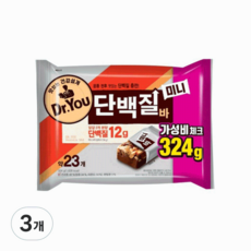 닥터유 단백질바 한입쏙, 324g, 3개 324g, 3개