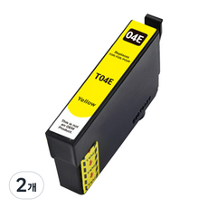 훼이머스잉크 엡손 T04E 호환잉크 4색 WF-2851 XP2106 XP2101(세트판매), 노랑(총구매수량), 2개