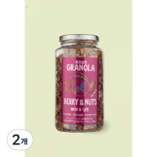 토츠오츠 베리너츠 그래놀라 고식이섬유 저당, 2개, 350g