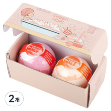 그린홀릭 거품입욕제 버블 배쓰밤 선물용 힐링보습 대용량 2종세트, 400g, 2개, 릴렉싱 세트 (체리블로썸+일랑일랑)