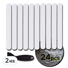 욕실대장 미끄럼방지 욕실 논슬립 스티커 24개, 투명, 2세트