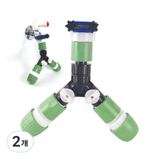 수도꼭지 물호스 연결 커넥터 원터치 하나로 급수캡, 2개