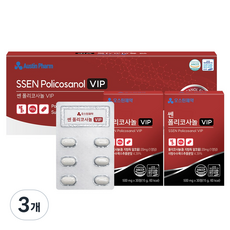오스틴제약 쎈 폴리코사놀 VIP, 3개, 120정