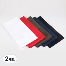 바리스타 바 타월 5장 묶음 세트 (5color) 카페 업소용 다용도 린넨타월 행주, 2세트, 브라운-5장