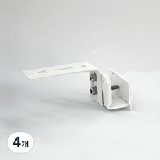 더원홈데코 이지픽스 안뚫어고리, 4개, 화이트