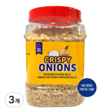 카레전문점 주문생산 양파후레이크 크리스피어니언 튀긴양파 크리스피양파, 500g, 3개