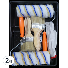 페인트도구 대형 롤러 롤러봉 로라 장대 세트, 2개