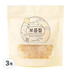 꼬소당 보름칩 국내산 백미 바삭한 누룽지칩, 100g, 3개