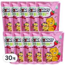 카카오프렌즈 프리바이오틱 구미 젤리 딸기맛, 30개