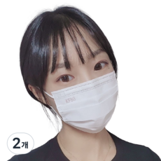 썸데이 KF80 얇은 여름용 덴탈마스크 중형 대형 개별포장, 라이트핏 KF80 대형 화이트, 2개, 30매입