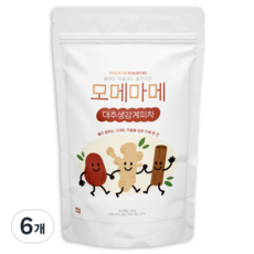 모메마메 국내산 대추 생강 계피차 삼각티백 마시는차, 6개, 50개입, 1g