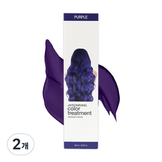 자연이랑 컬러 트리트먼트, 퍼플, 2개