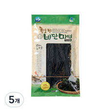 [차오름]황토향 비단미역 완도산 수산물이력제, 5개, 1kg
