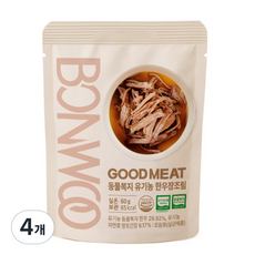 굿미트 동물복지 유기농 한우 장조림(유아 및 어린이용), 4개, 60g