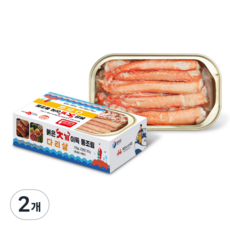 쿨애비 붉은대게이득 통조림 다리살, 115g, 2개
