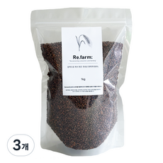 리팜 압력으로 쪄서 볶은 국내산 현미차, 3개, 1개입, 1kg