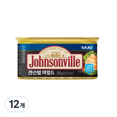 쟌슨빌 마일드 햄통조림, 200g, 12개