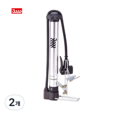 삼천리 알루미늄 자전거 펌프 소, 실버, 2개