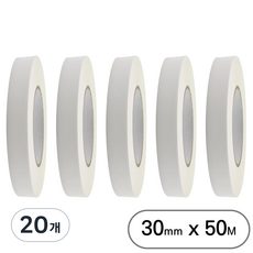 아트위브 대용량 종이 마스킹 테이프 아이보리 30mm (50M), 20개