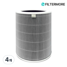 필터모아 샤오미 미에어 4 라이트 공기청정기 호환 필터 AC-M17-SC, 4개, 헤파+탈취 복합형
