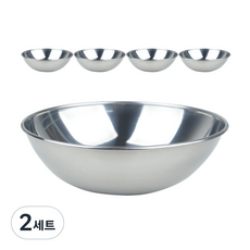 스텐 후지뱅뱅이 5P 비빔기 면기, 2세트, 비빔기(소18cm)