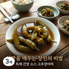 맛내음사계절 고추장아찌, 3개, 300g