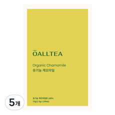 뉴올티 유기농 허브티 캐모마일, 1.5g, 10개입, 5개