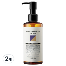 소소코 블랙헤드 제거 아로마 블렌딩 허브 클렌징 오일 중성 모든피부용, 2개, 200ml