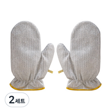 기름때 안묻는 주방 세척 장갑, 2세트