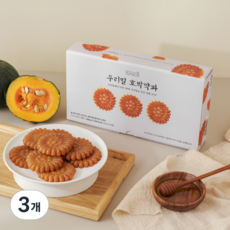 도시곳간 국산밀로 만든 우리밀 호박약과, 3개, 800g