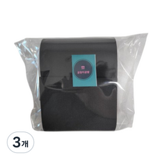 긍정미공방 4마) 허리고무밴드 100mm/ 부드러운 고무줄 / 코메즈밴드, 블랙, 3개
