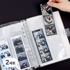6공 바인더 속지 10매, A5 / 세로2포켓, 2세트