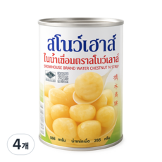 Water chestnuts in syrup 자연의 맛을 그대로 담은 마름 통조림
