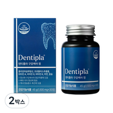 덴티플라 구강케어 정, 2박스, 30정