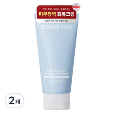 투데이위드 소프트 모이스쳐 판테놀 10% 속보습 수분크림, 2개, 120ml 2개, 120ml