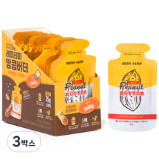 레미레미 짜먹는 땅콩버터 99% 솔티, 3박스, 250g