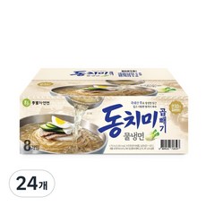 이가자연면 동치미 곱빼기 물냉면, 24개, 594g