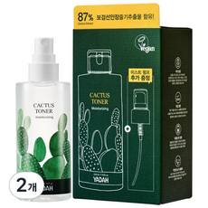야다 선인장 토너, 210ml, 2개