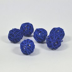 더이쁜 디퓨져 부자재, 블루 우드볼 4cm, 1개
