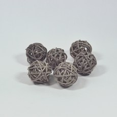 더이쁜 디퓨져 부자재, 그레이 우드볼 3cm, 1개