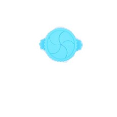 베베앤맘 용기전용 실리콘 스낵컵 뚜껑, 블루, 1개