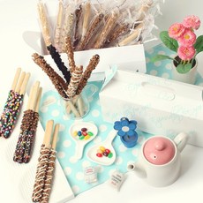 붐스토리 쉬워요 막대과자만들기세트 DIY 스틱+초콜릿+포장용품, 1세트