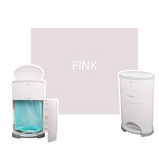 magikan 尿布專用腳踏式垃圾桶 M220NS, 淺粉色, 9L