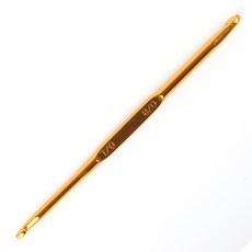 나은 양쪽코바늘 7/8, 골드, 1개