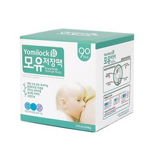 요미락 온도감지 모유저장팩 200ml 30매입, 90개입, 1개