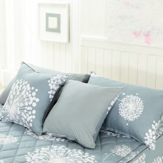 네모라인 국내생산 광목 순면 베개커버 2개, 토비츠그레이